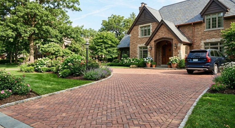 Brick Driveway Installation in Stamford, CT